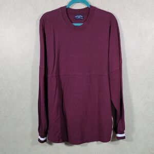 04533 Spirit Jersey maroon & white Texas A&M L/S tee XL